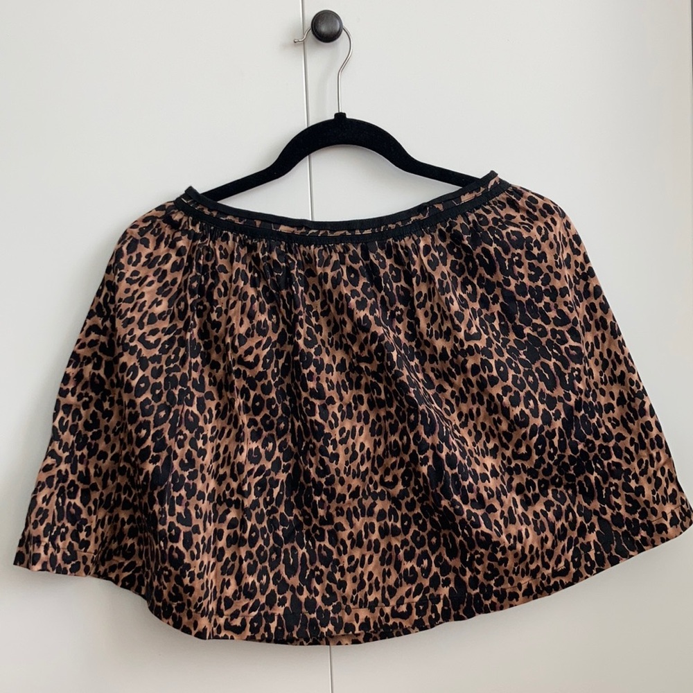 Leopard Print Skirt